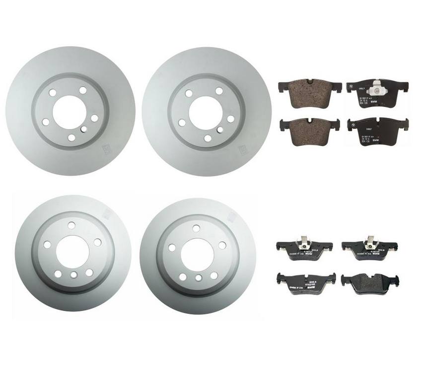 BMW Brake Kit - Pads and Rotors Front &  Rear (330mm/300mm)